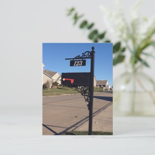 Postbus 123 briefkaart (Staand voorkant)