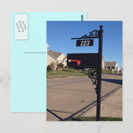 Postbus 123 briefkaart (Voorkant / Achterkant)