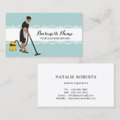 Postbus Blauwgroen Visitekaartje (Voorkant / Achterkant)