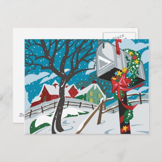 Postbus, boerderij briefkaart (Voorkant / Achterkant)