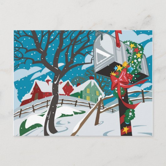 Postbus, boerderij briefkaart (Voorkant)