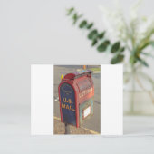 postbus briefkaart (Staand voorkant)