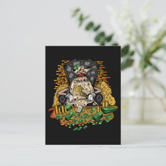 Postbus Briefkaart (Staand voorkant)