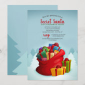 Postbus Cadeaus Gift Exchange Party Kaart (Voorkant / Achterkant)