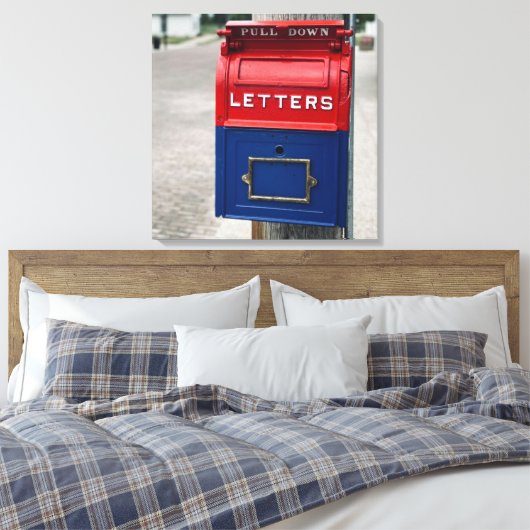  postbus canvas afdruk (Insitu (Slaapkamer))