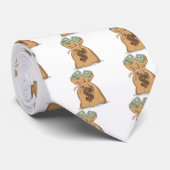 Postbus Cartoon pictogram Stropdas (Opgerold)