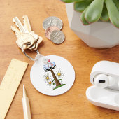 Postbus en dagen sleutelhanger