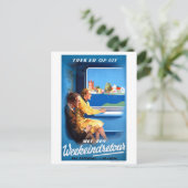 Postbus herstelt Nederland Briefkaart (Staand voorkant)