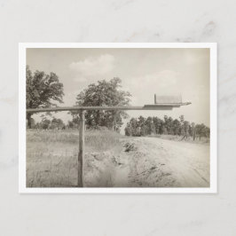  postbus in de jaren '30 Mississippi foto Briefkaart