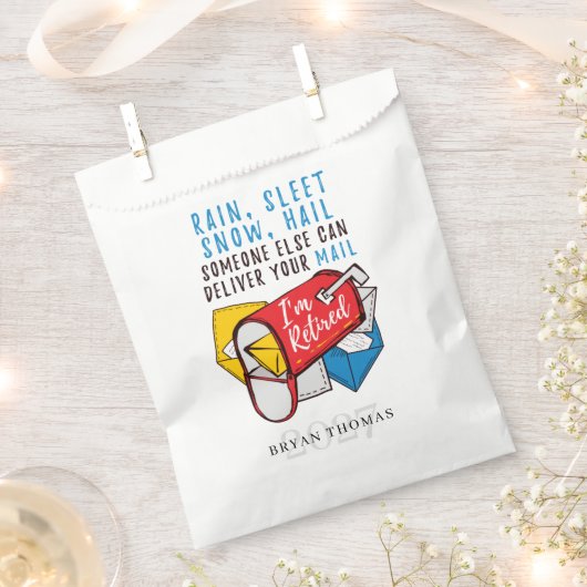 Postbus in ruste bedankzakje (Geknipt)