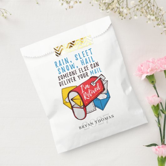 Postbus in ruste bedankzakje (Gezegeld)