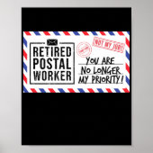 Postbus in ruste Je bent niet meer mijn Poster (Voorkant)