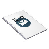 Postbus in ruste Postbus Escort Mail Carrier Notitieboek (Rechterzijde)
