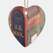  postbus keramisch ornament (Links)