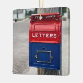 postbus keramisch ornament (Links)