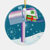 Postbus Keramisch Ornament (Voorkant)