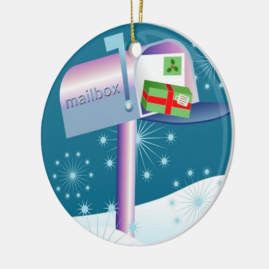 Postbus Keramisch Ornament (Links)