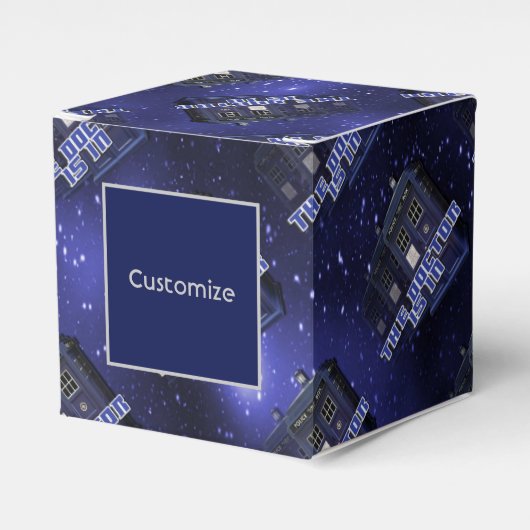 Postbus kubusbeugel bedankdoosjes (Voorkant Zijde)