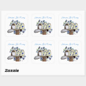 Postbus Kunst Aangepaste Tekst Stickers (Vel)