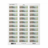 Postbus - Landpostvak Etiket (Full Sheet)