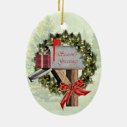 Postbus, Ornament grote en briefpostkoerier (Achterkant)