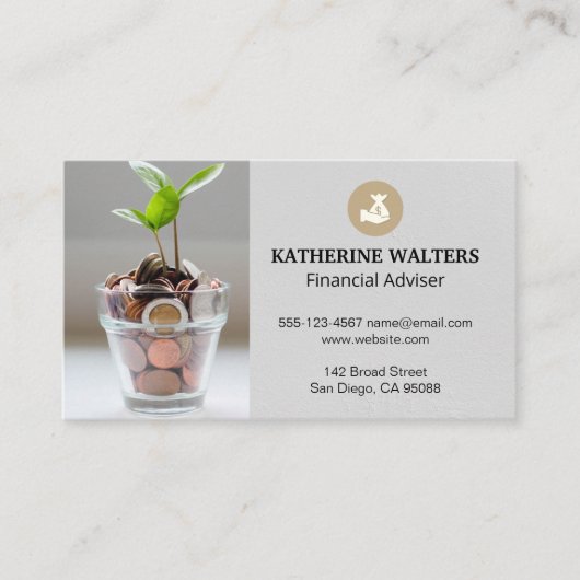 Postbus | Plant wijzigen Visitekaartje (Voorkant)