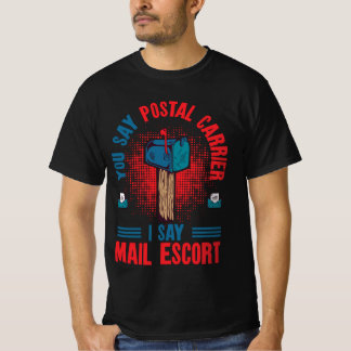Postbus postbode postbezorging t-shirt
