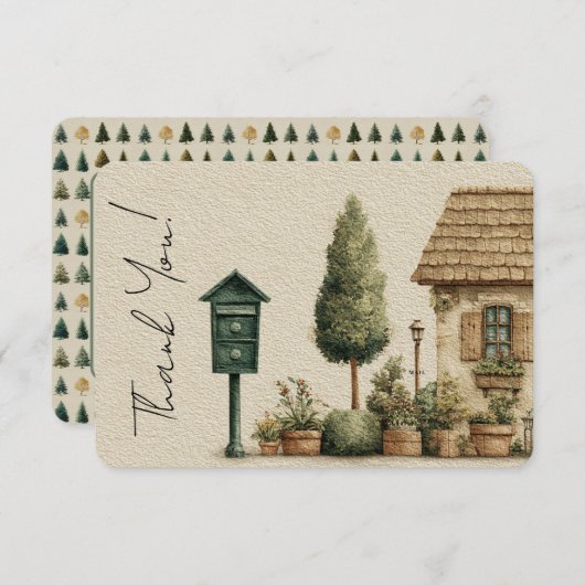 Postbus Postbus Dank u kaart (Voorkant / Achterkant)