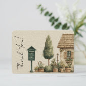 Postbus Postbus Dank u kaart (Staand voorkant)