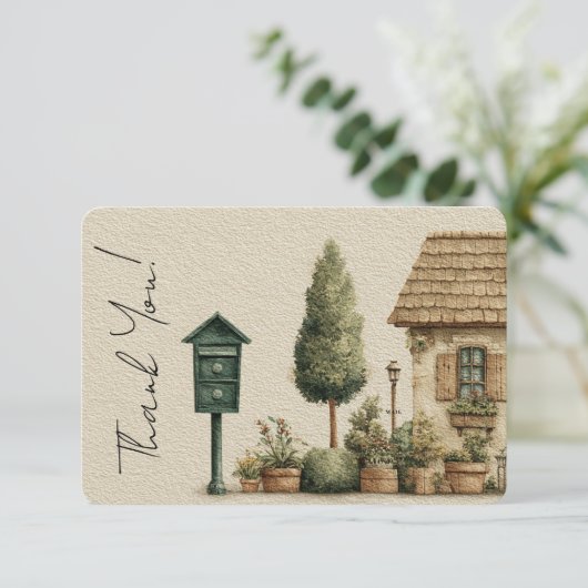 Postbus Postbus Dank u kaart (Staand voorkant)