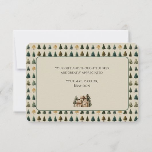 Postbus Postbus Dank u kaart (Achterkant)