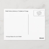 Postbus (Postbus) in Trinidad en Tobago Briefkaart (Achterkant)