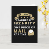 Postbus Postman Post Post Job Delivery Gift Kaart (Gele Bloem)