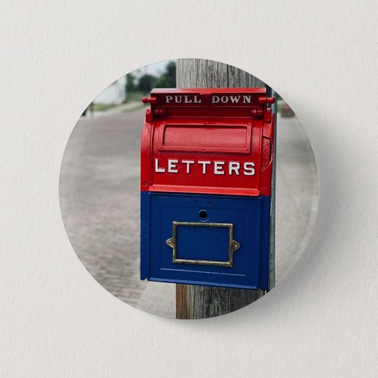 postbus ronde button 5,7 cm (Voorkant)