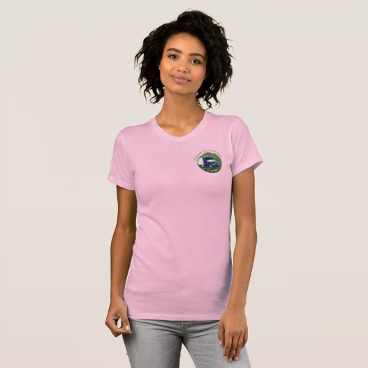 Postbus-roze van de consultinggroep van de contrac t-shirt (Voorkant volledig)