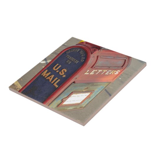  postbus tegeltje (Zijkant)