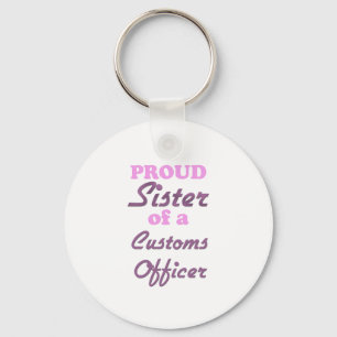 Postbus van een douanebeambte sleutelhanger