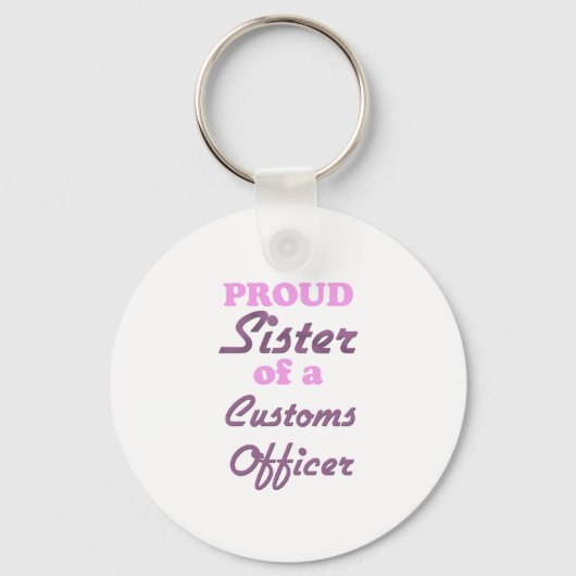 Postbus van een douanebeambte sleutelhanger (Voorkant)