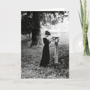  postbus Victoriaans vrouw Kaart