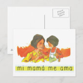 Postbussen: Mi mama me ama. Briefkaart (Voorkant / Achterkant)