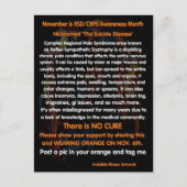 POSTCAR...RSD/CRPS - November is RSD/CRPS-monitore Briefkaart (Voorkant)