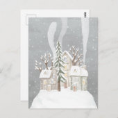 Postcard (10,8 x 14,2 cm) - Winter Scene Briefkaart (Voorkant / Achterkant)