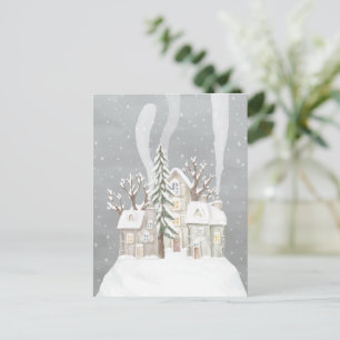 Postcard (10,8 x 14,2 cm) - Winter Scene Briefkaart