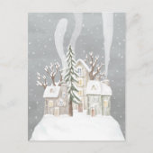 Postcard (10,8 x 14,2 cm) - Winter Scene Briefkaart (Voorkant)