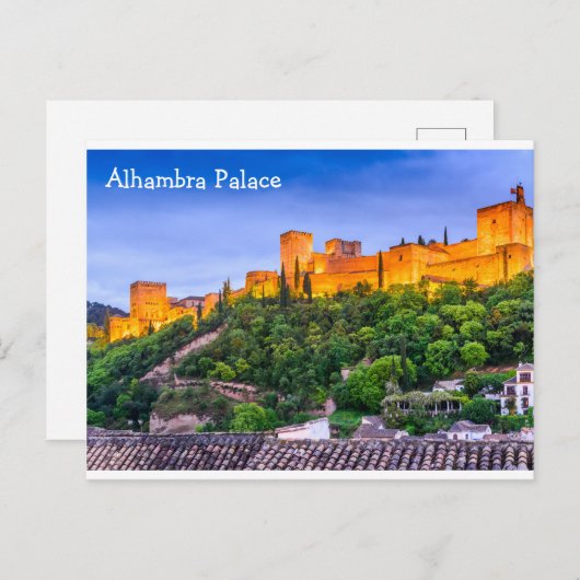 Postcard Alhambra Briefkaart (Voorkant / Achterkant)