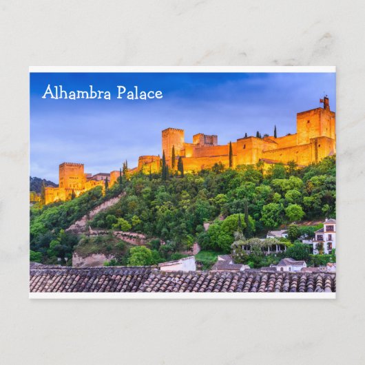 Postcard Alhambra Briefkaart (Voorkant)