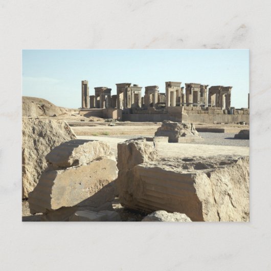 Postcard Ancient Ruins in Persepolis, Iran Briefkaart (Voorkant)