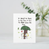 Postcard, animated with funny church sayings briefkaart (Staand voorkant)