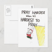 Postcard, animated with funny church sayings briefkaart (Voorkant / Achterkant)