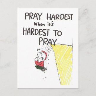 Postcard, animated with funny church sayings briefkaart